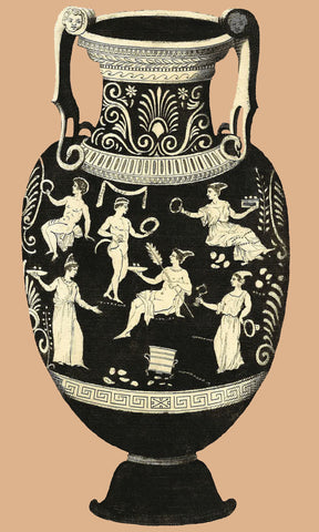 Greek Urn Print - Clay II
