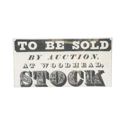 6” x 12” 'To Be Sold' Decoupage Tray