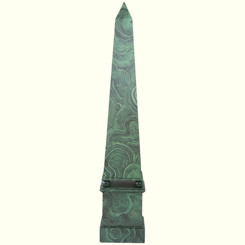 Obelisk With Ball Spacer - Malachite