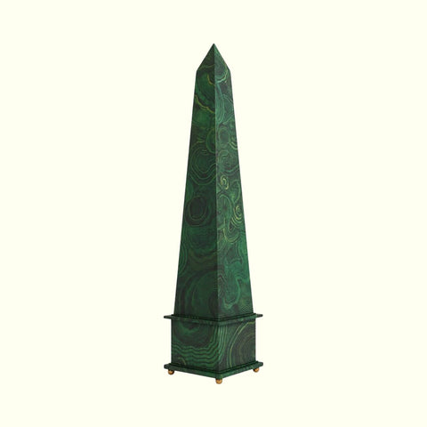 24” Obelisk - Malachite