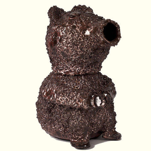 Pottery Bear Bottle - Adventurine
