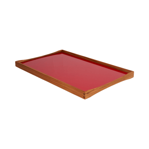 Medium Tray - Black/Kimono Red