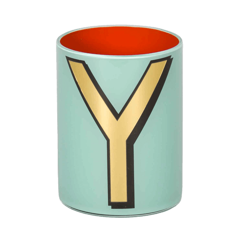 Alphabet Brush Pot - Y