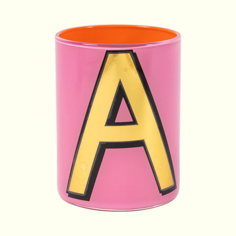 Alphabet Brush Pot - A