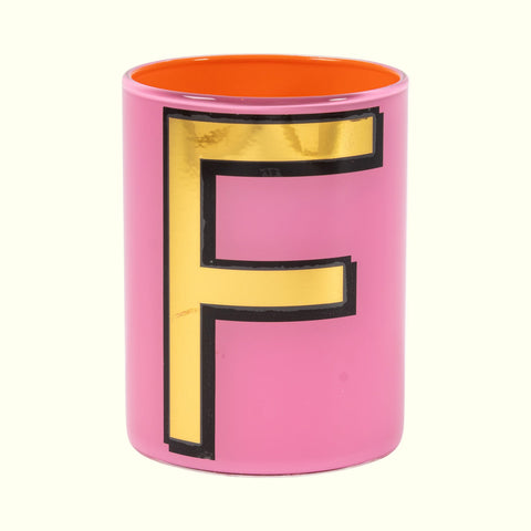 Alphabet Brush Pot - F