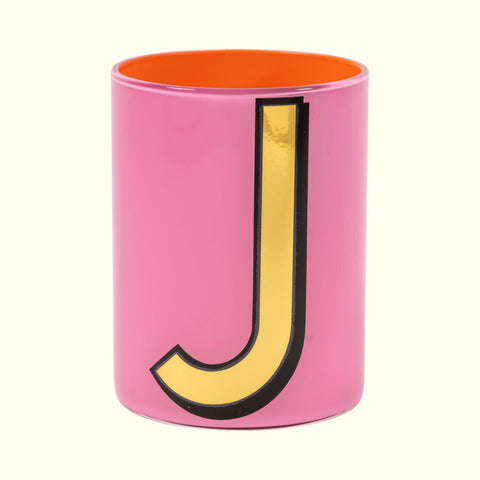 Alphabet Brush Pot - J