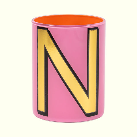 Alphabet Brush Pot - N