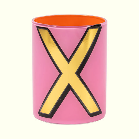 Alphabet Brush Pot - X