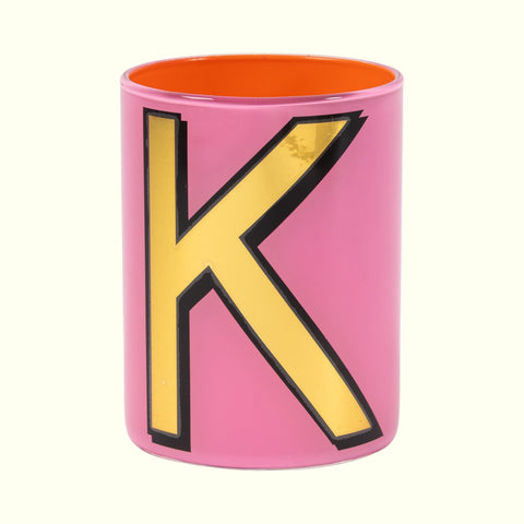 Alphabet Brush Pot - K