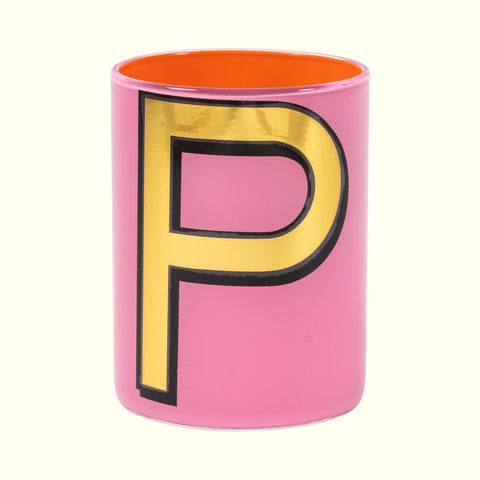 Alphabet Brush Pot - P
