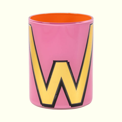 Alphabet Brush Pot - W