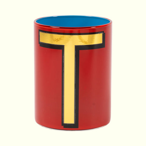 Alphabet Brush Pot - T