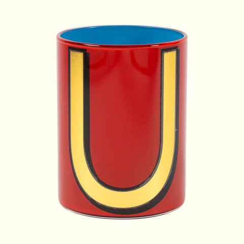Alphabet Brush Pot - U