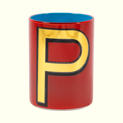 Alphabet Brush Pot - P