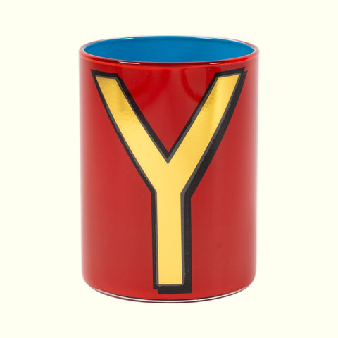 Alphabet Brush Pot - Y
