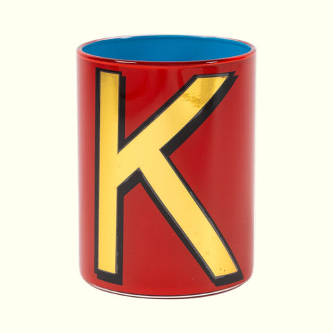 Alphabet Brush Pot - K