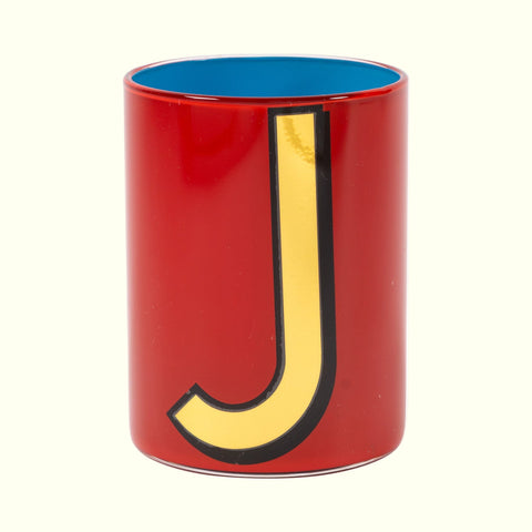 Alphabet Brush Pot - J