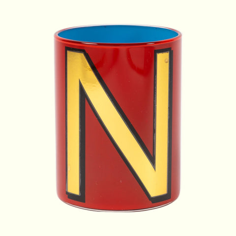 Alphabet Brush Pot - N