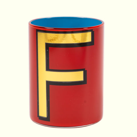 Alphabet Brush Pot - F