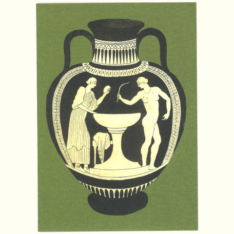 Ancient Roman Vase Greeting Card