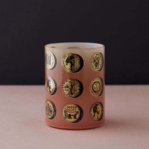 Lacquered Coin Brush Pot