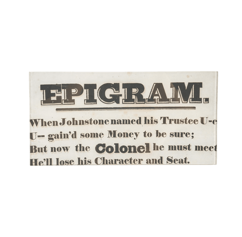 6” x 12” 'Epigram' Decoupage Tray