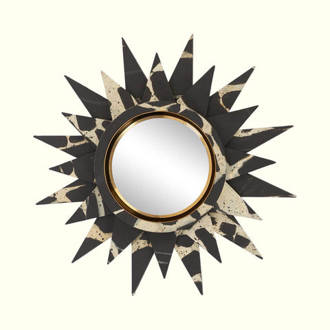 Convex Mirror - French Antique Marble