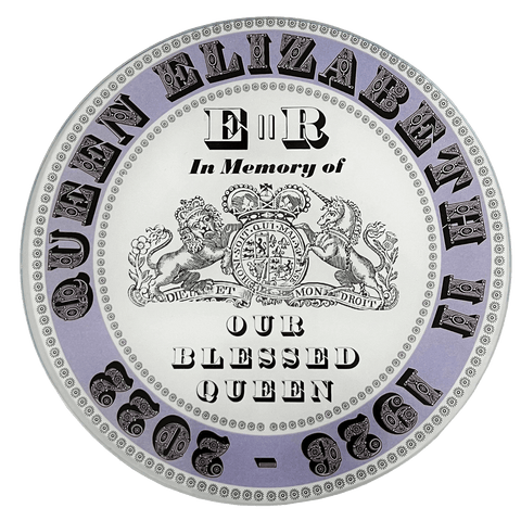7” 'Queen Elizabeth II' Commemorative Decoupage Plate