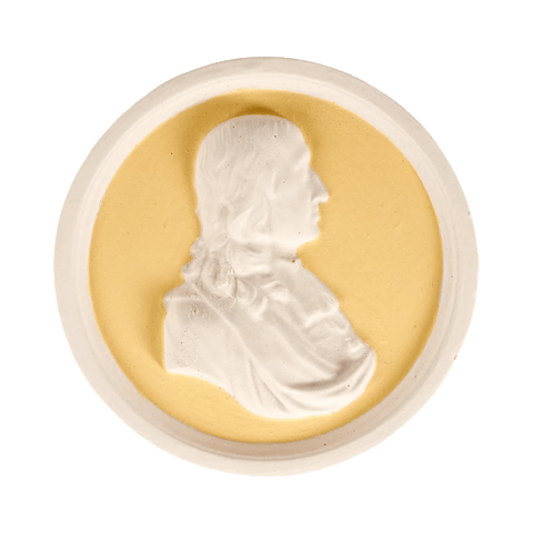 Benjamin Franklin Portrait Plaque