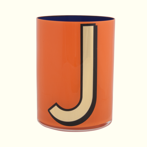 Alphabet Brush Pot - J