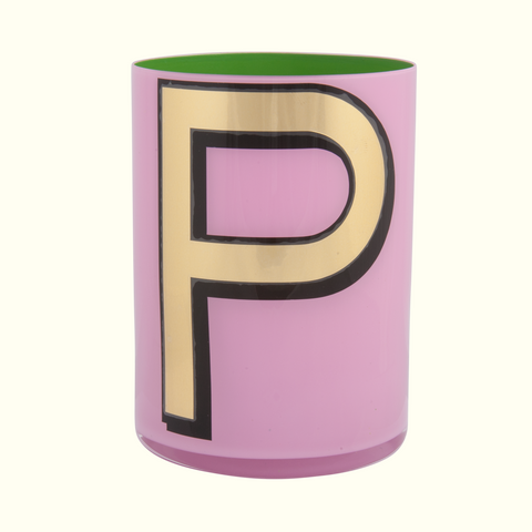 Alphabet Brush Pot - P