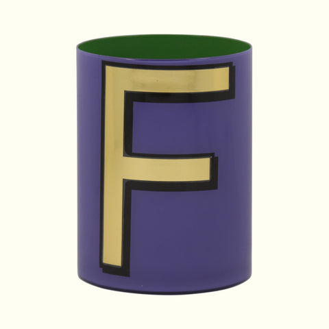 Alphabet Brush Pot - F