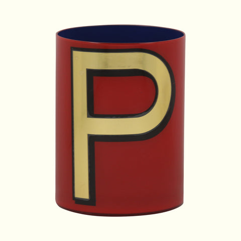 Alphabet Brush Pot - P