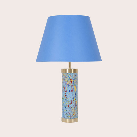 End of Day Confetti Lamp - Blue
