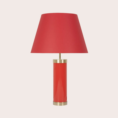 End of Day Confetti Lamp - Solid Red