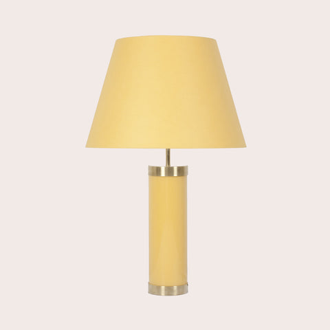 End of Day Confetti Lamp - Solid Yellow